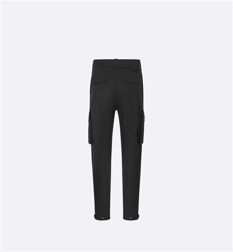 dior cargo pants|Cargo Pants Black Stretch Cotton Gabardine .